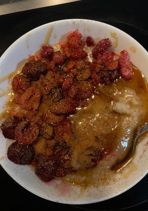 Φωτογραφία της συνταγής Oatmeal με frozen berries