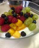 Yogurt con frutas a la sonorense