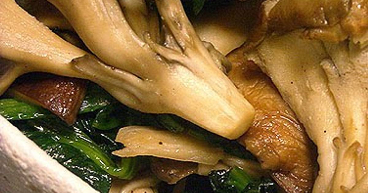 Maitake Mushrooms And Spinach Recipe
