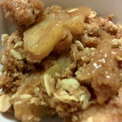 A picture of Simple apple crisp.