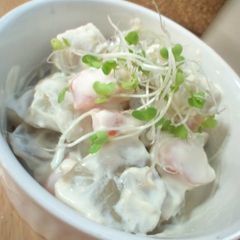 A picture of Food Remedies: Jerusalem Artichoke Potato Salad for Diabetes.