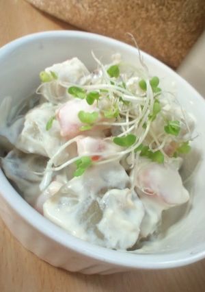 A picture of Food Remedies: Jerusalem Artichoke Potato Salad for Diabetes.