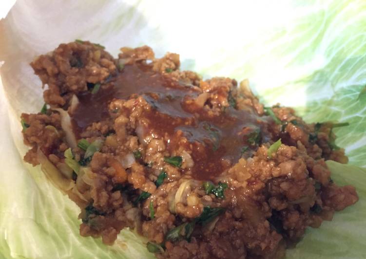 Easiest Way to Prepare Homemade Turkey Lettuce Wraps