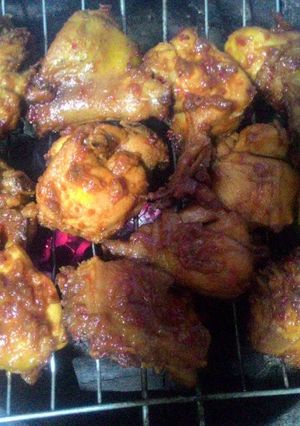 Foto resep Ayam bakar bumbu rujak
