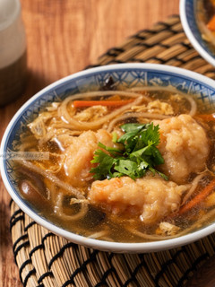 A picture of 花枝蝦漿羹湯.