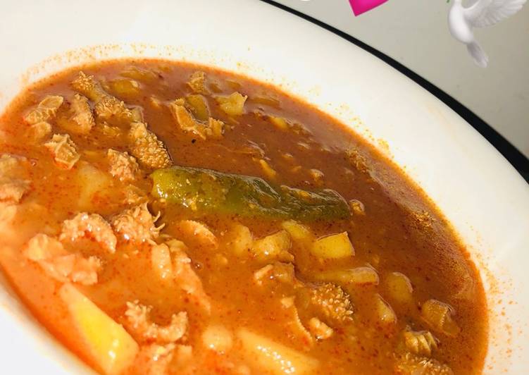 ايدام كرشه بالبطاطس ♥️