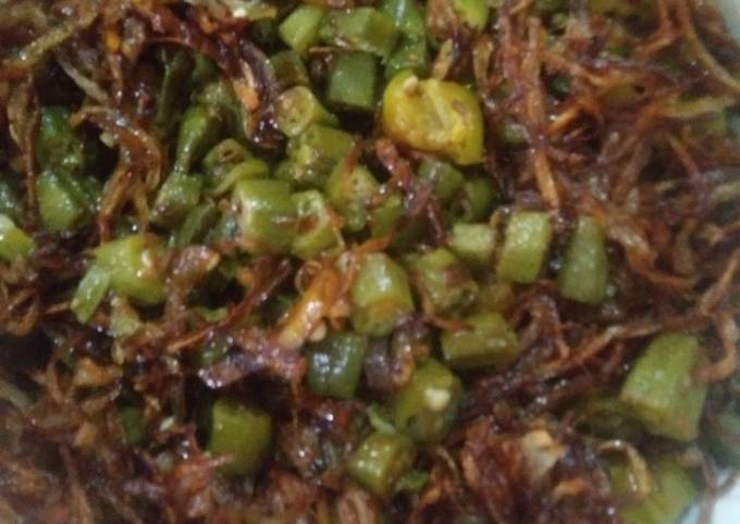 Bhindi Bhaji Recipe Recipe By Nosheen Nadeem - Cookpad