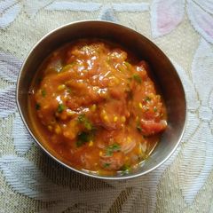 A picture of Tomato Sabji.
