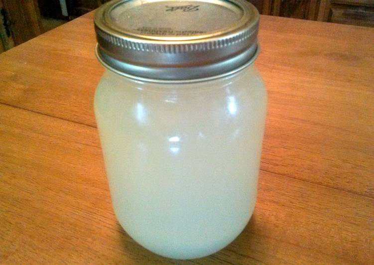 Steps to Prepare Super Quick Homemade Lemonade Moonshine