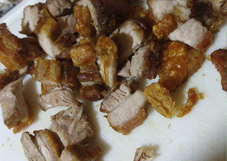 Chicharrón de cerdo en el Air fryer