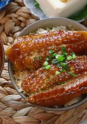 A picture of Eggplant 'Unagi' Rice Bowl.