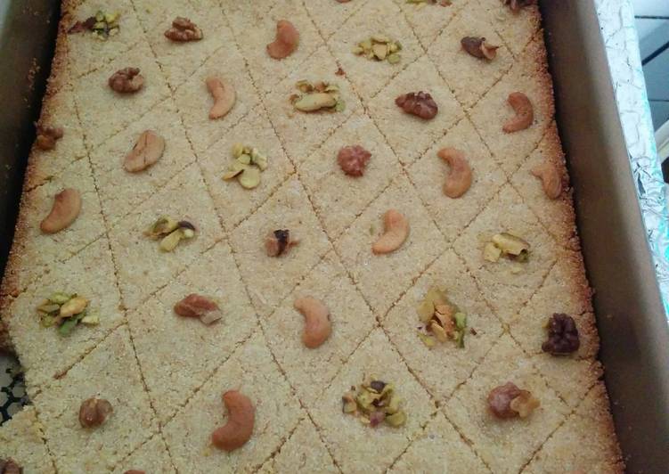 Recipe of Super Quick Semolina Cake