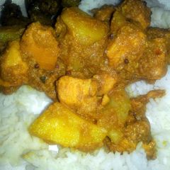 A picture of Sheree's Indian Vindaloo using Chicken.