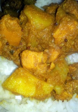 A picture of Sheree's Indian Vindaloo using Chicken.