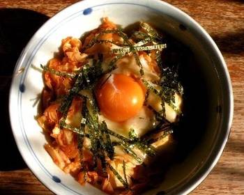 Without Fail Making Recipe Sweet and Spicy Simmered Cabbage Rice Bowl Delicious Nutritious
