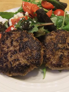 A picture of Kibbe -- Lebanese Hamburger Steaks.