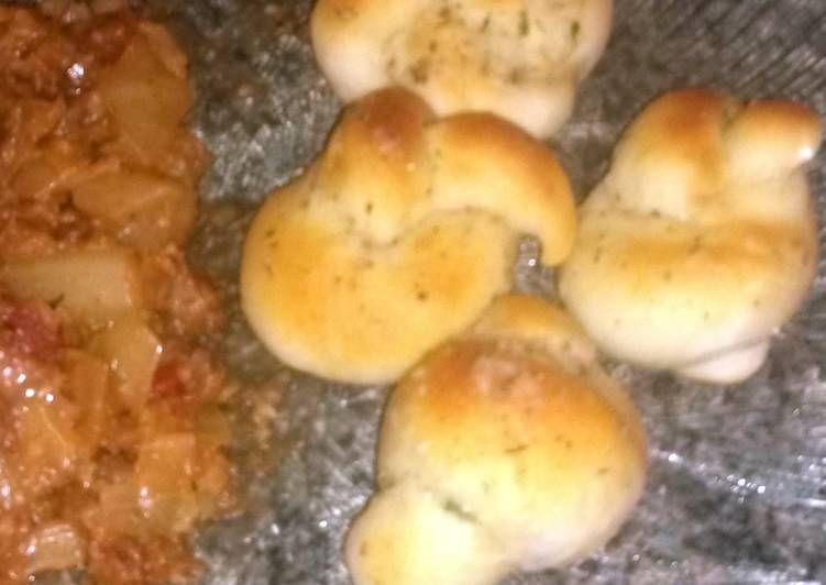 Recipe of Homemade Parmesan garlic knots