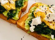 A picture of avocado toast
