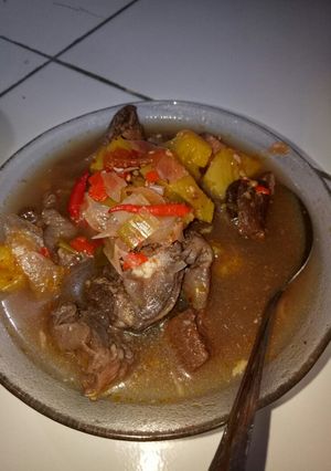 Foto resep Pindang daging sapi khas Palembang #edisiiduladha