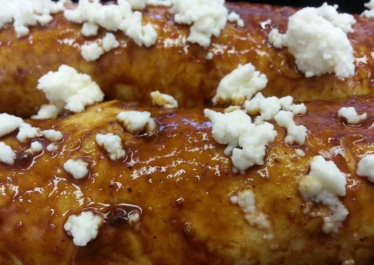 Recipe of Favorite Queso Fresco Enchiladas w/ Easy Mole