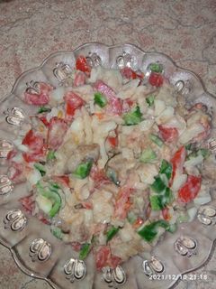 صورة لوصفة سلطة الرنجة 😋