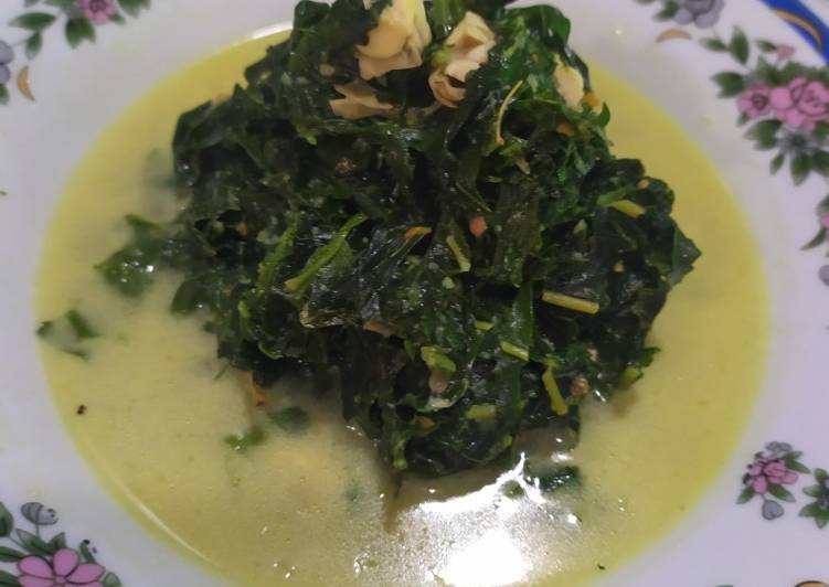 Resep Sayur Bobor Daun Ketela (Telo Menyok) yang mudah