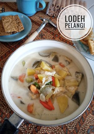 Foto resep Lodeh Pelangi - Bumbu iris anti ribet