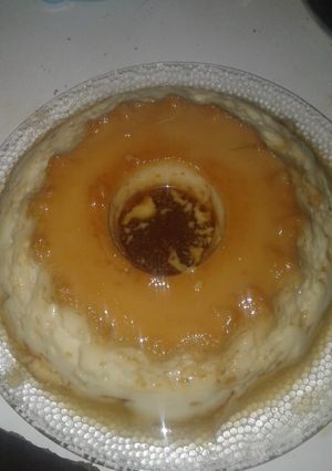 Una foto de Flan casero