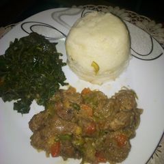 A picture of Kienyeji greens.