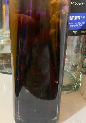 Una foto de Macerado de Chicha Morada