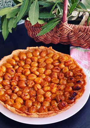 Une photo de Tarte aux mirabelles