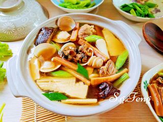 螺肉魷魚蒜