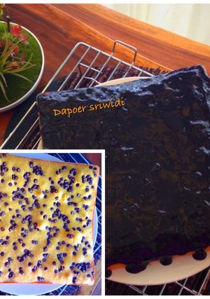 Foto resep Carrot cake with chocolate sauce