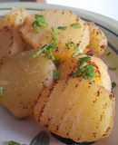 Papas salteadas al limón