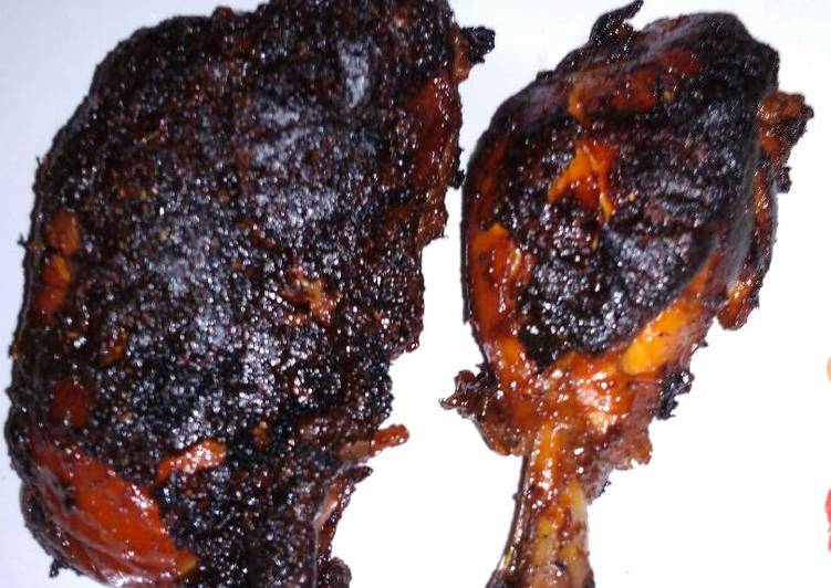 Cara Gampang Membuat Ayam bakar Kalasan (dibakar menggunakan wajan anti lengket) Anti Gagal