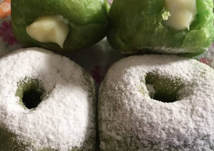 45 - Donat Pandan (modif dr resep donat sebelumnya)