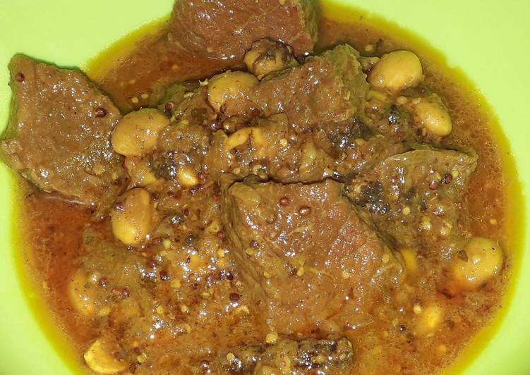 Cara Gampang Menyiapkan Hot Spicy Meat n Beans Curry yang Enak