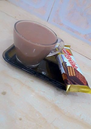 صورة لوصفة ميلك شيك الشوكولاتة