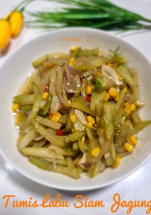 Foto resep 218. Tumis Labu Siam Jagung