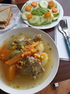 Una foto de Sopa de pollo