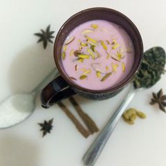 Kashmiri Chai / Pink Tea A picture of Kashmiri Chai / Pink Tea.