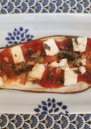 Une photo de 💮 Pizza végétale