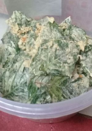 Foto resep Peyek bayam renyah