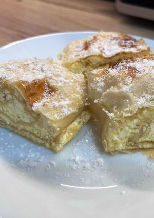 Cukormentes túrós rétes recept fotója