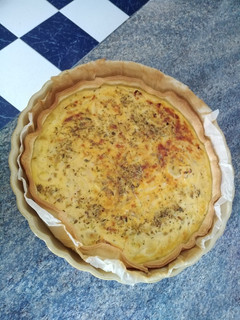Foto de Quiche de Cebola e Alho francês