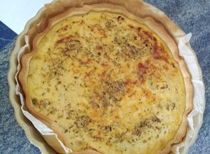 Foto de Quiche de Cebola e Alho francês