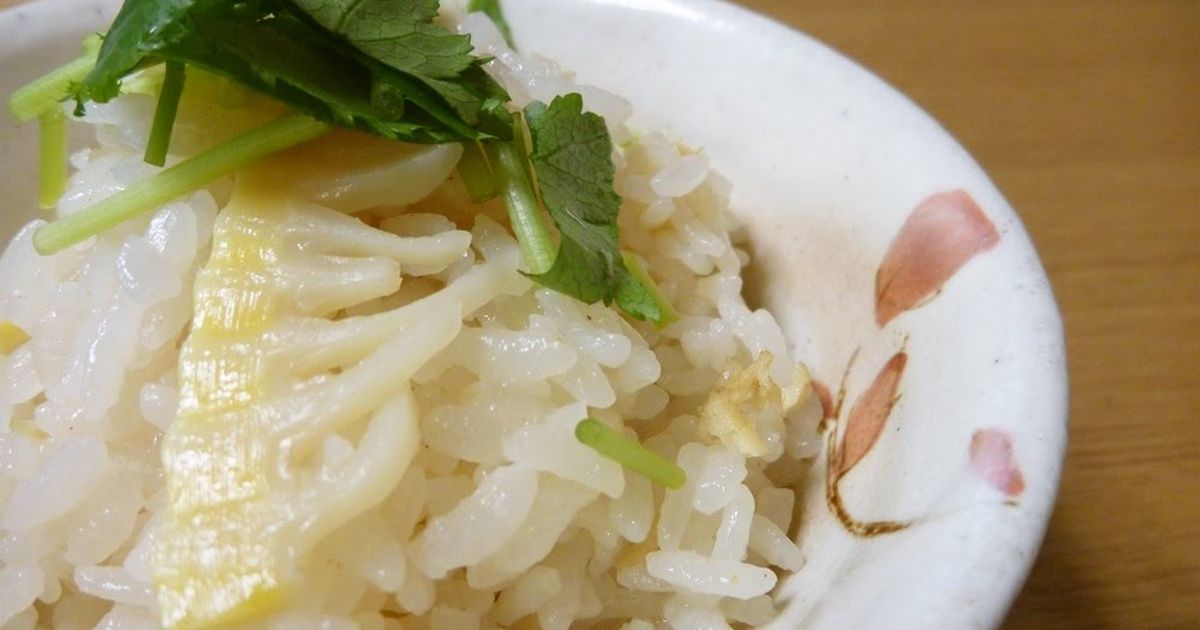 Easy Bamboo Rice Recipe by cookpad.japan