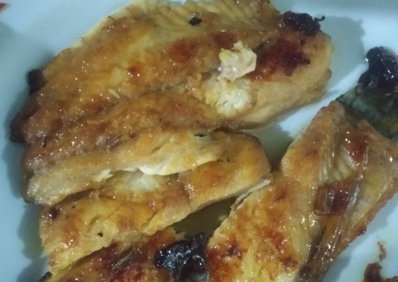 Ikan patin panggang teflon