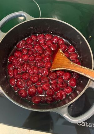 Hình của món Mứt cherry.