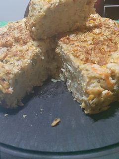 Una foto de Tortilla de arroz con vegetales..